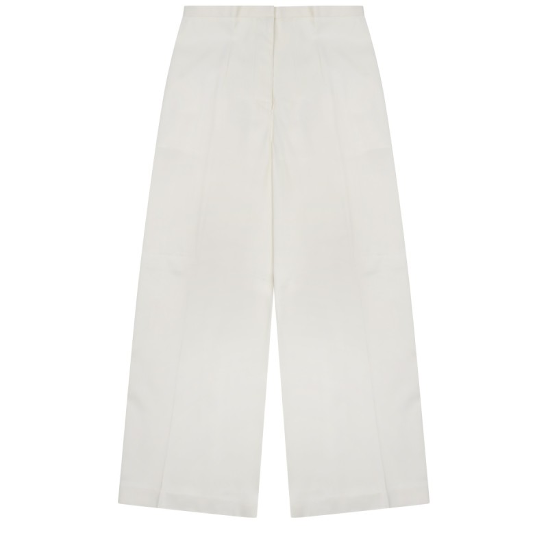 PANTALONE IN TWILL DI VISCOSA