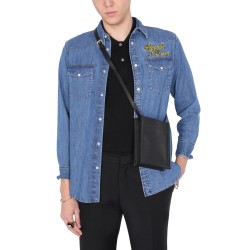 SHIRT WITH EMBROIDERED LOGO