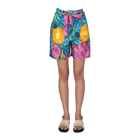 MULTICOLOR PRINT BERMUDA