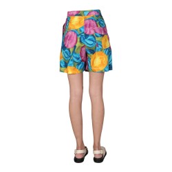 MULTICOLOR PRINT BERMUDA
