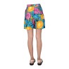 MULTICOLOR PRINT BERMUDA