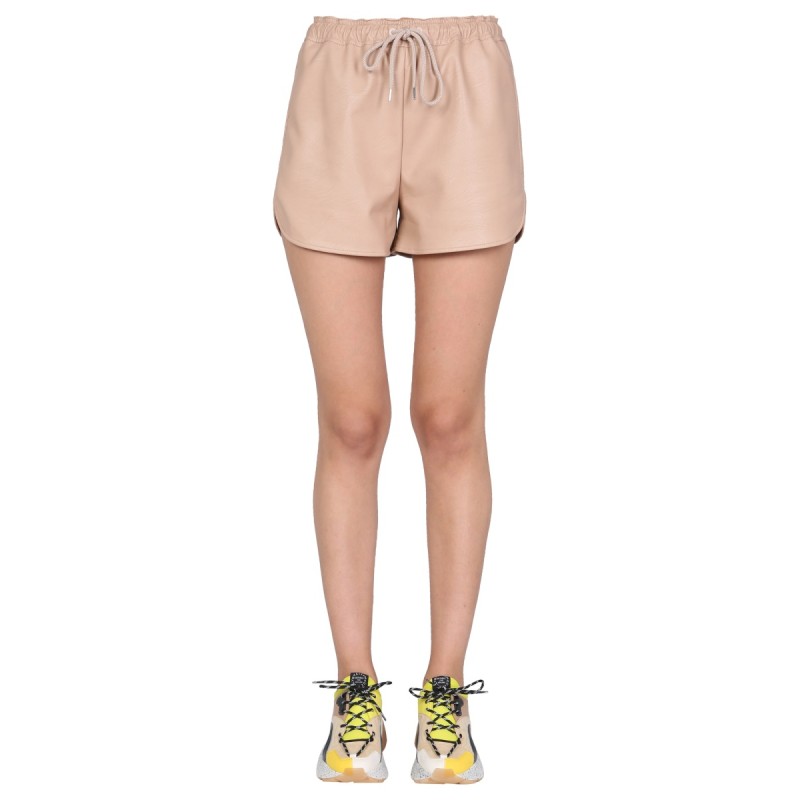 FAUX LEATHER SHORTS