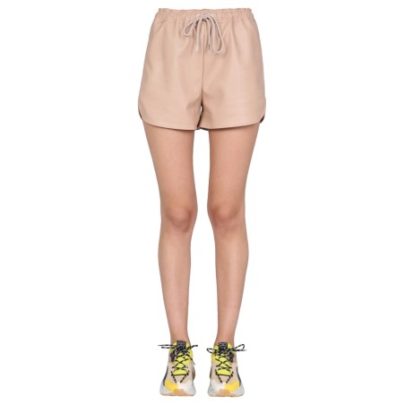 FAUX LEATHER SHORTS
