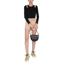 FAUX LEATHER SHORTS