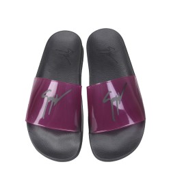 SLIDE SANDALS WITH LOGO