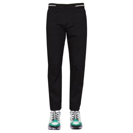 SLIM FIT JEANS WITH METALLIC DETAILS