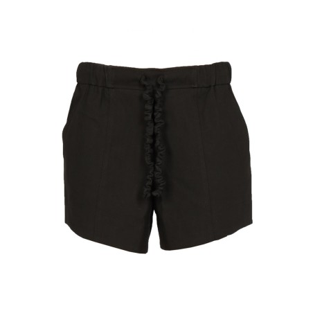 SHORTS WITH RUFFLED ELASTIC