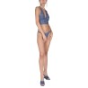 BIKINI TOP WITH ALL OVER LOGO