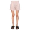 STRIPED PATTERN SHORTS