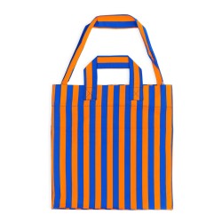 SHOPPER BAG WITH STRIPED PATTERN