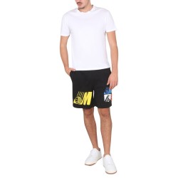 BERMUDA WITH LOGO PRINT