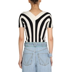 STRIPED PATTERN TOP