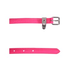 DOUBLE BELT WITH SKULL AND PAVÈ