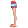 STRIPED PATTERN SHORTS