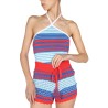 STRIPED PATTERN TOP