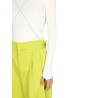 CONTRASTING SEAMS SWEATER