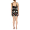 ROSE EMBROIDERY SHORT DRESS