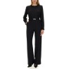 VISCOSE JUMPSUIT WITH BELT