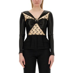 DRAPED BODYSUIT