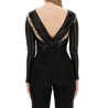 DRAPED BODYSUIT