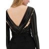DRAPED BODYSUIT