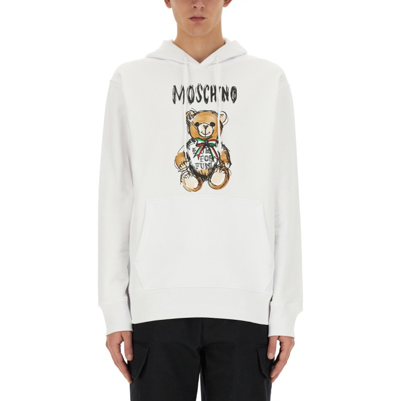 TEDDY PRINT SWEATSHIRT