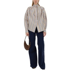 BLOUSE WITH STRIPE PATTERN
