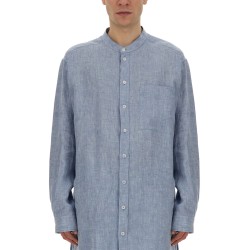 SHIRT WITH MANDARIN COLLAR