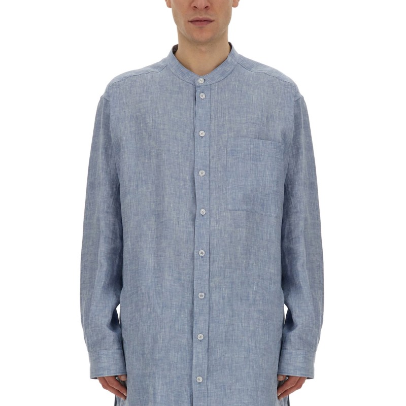 SHIRT WITH MANDARIN COLLAR