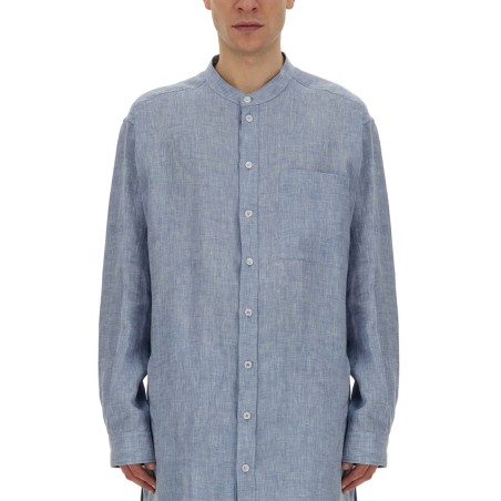 SHIRT WITH MANDARIN COLLAR