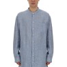 SHIRT WITH MANDARIN COLLAR