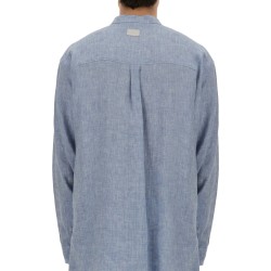 SHIRT WITH MANDARIN COLLAR