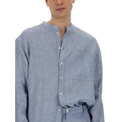 SHIRT WITH MANDARIN COLLAR