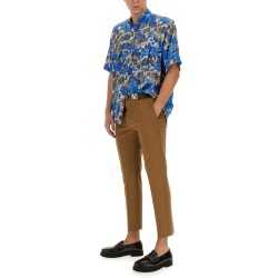 BLUE FLOWERS ALLOVER PRINT SHIRT