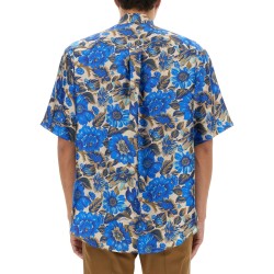 BLUE FLOWERS ALLOVER PRINT SHIRT