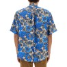 BLUE FLOWERS ALLOVER PRINT SHIRT