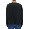 "BURNING MONOGRAM" PRINT SWEATSHIRT