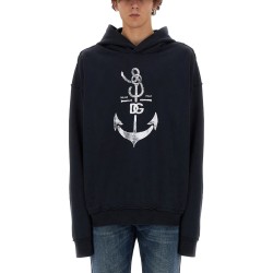 SWEATSHIRT WITH NAVY PRINT