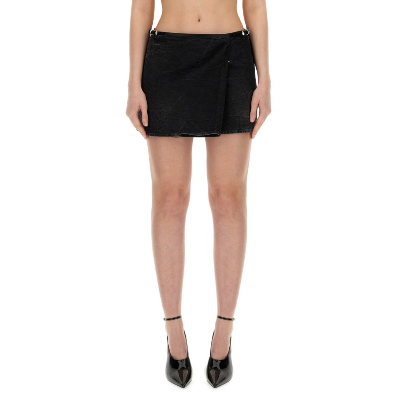 VOYOU WRAP SKIRT