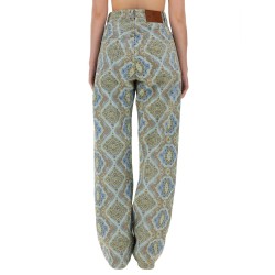 JEANS CON STAMPA PAISLEY