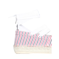SEERSUCKER COTTON ESPADRILLES