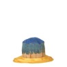 BUCKET HAT WITH TIE DYE PRINT