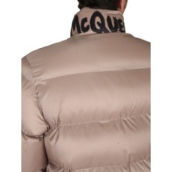GRAFFITI LOGO PRINT DOWN JACKET