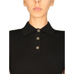 POLO SHIRT WITH LOGO BUTTONS