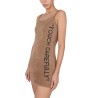 FUZZY DRESS WITH LOGO