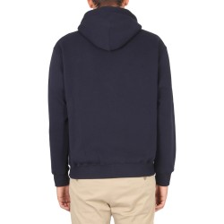 SWEATSHIRT WITH LOGO AND HOOD