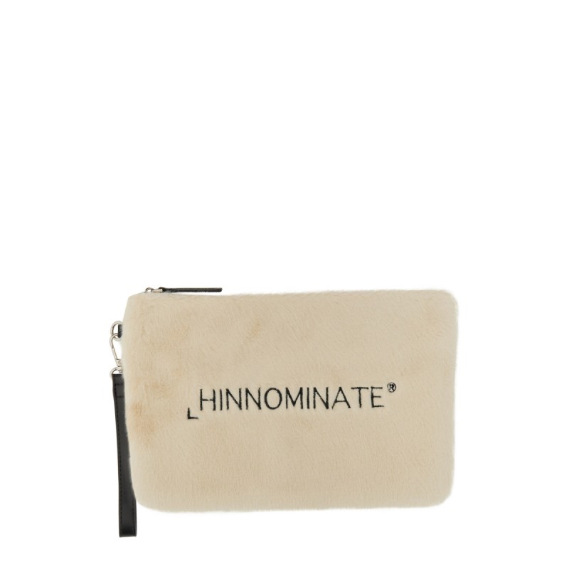 CLUTCH BAG WITH LOGO