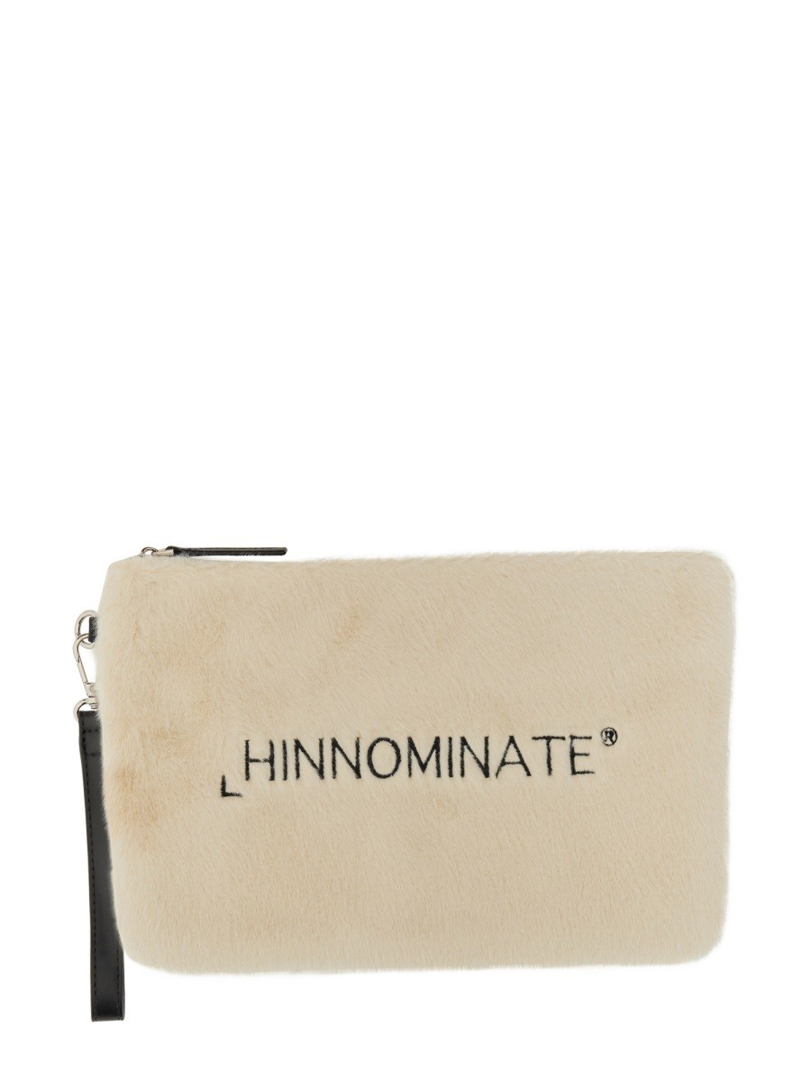 CLUTCH BAG WITH LOGO
