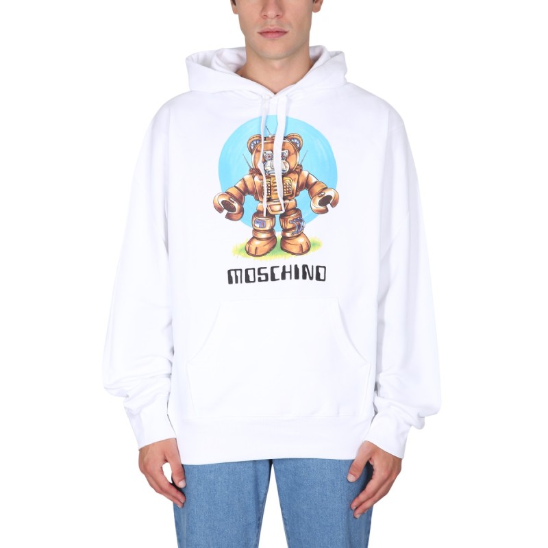 TEDDY PRINT SWEATSHIRT