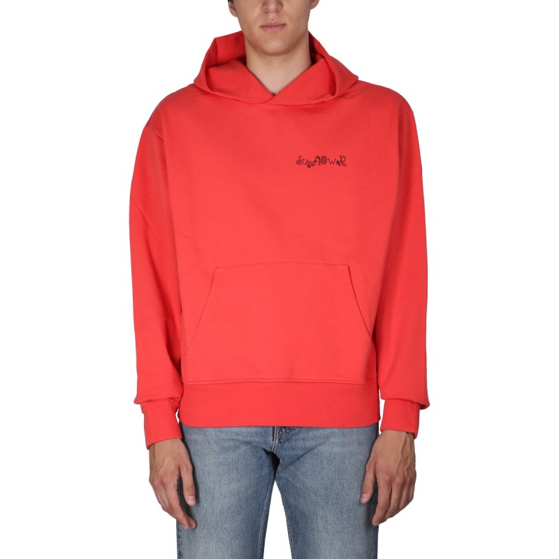 SWEATSHIRT WITH LOGO EMBROIDERY
